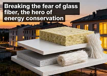 Breaking the fear of glass fiber, the hero of energy conservation