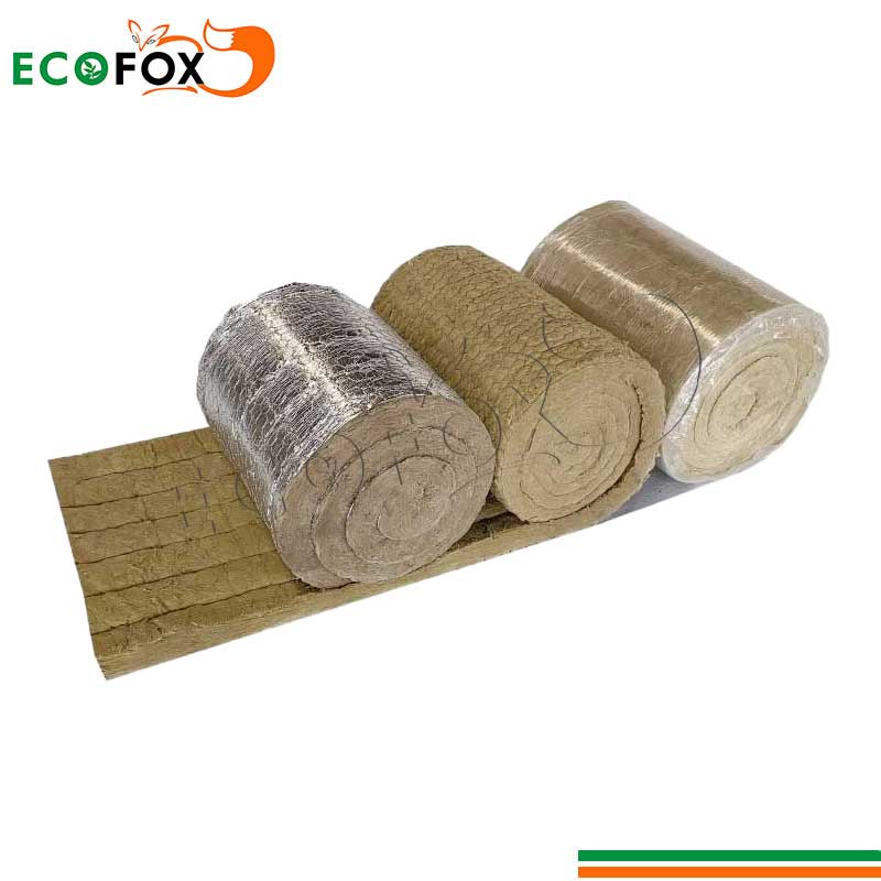 ECOFOX Rock Wool Blanket With Wire Mesh