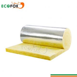 ECOFOX Glass Wool Roll with Aluminium Foil Cover