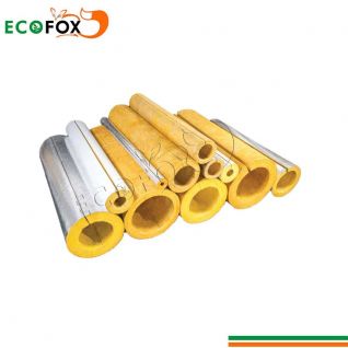ECOFOX Glass Wool Pipe With Aluminum Foil